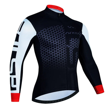 2023 Pro Cycling Jerseys Men Long Sleeves MTB Shirts Bicycle Clothing Mountain Bike Jersey Motocross Outfit Windbreaker Riding - Lootquake