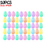 10/50PCS Colorful Easter Eggs Plastic Fillable Bird Pigeon Eggs DIY Craft Easter Party Home Decoration Funny Kids Opening Toys - Lootquake