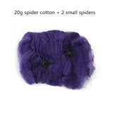 Halloween Decorations Artificial Spider Web Stretchy Cobweb Scary Party Halloween Decoration for Bar Haunted House Scene Props