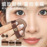 GUOXIAONIU 6PCS Makeup Blender Puffs Loose Powder Foundation BB Cream Cosmetics Applicator Sponge Dry Wet Use Tool