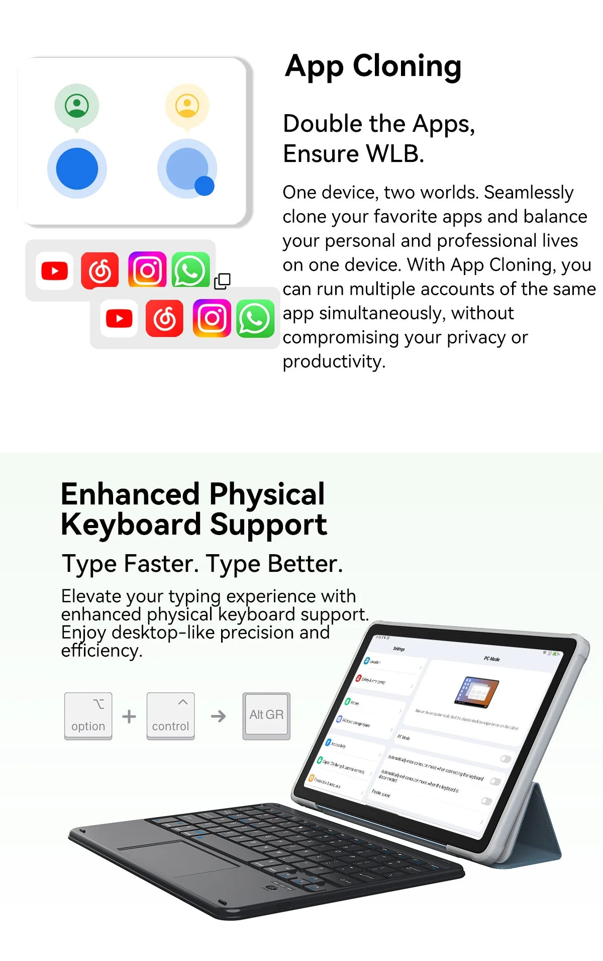 Tablettes Blackview MEGA 2 12 pouces 2K écran Widevine L1 24 Go (8 + 16) Android 15 256 Go 9000 mAh AI caméra principale Pad PC