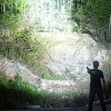 White Laser Fishing LED Headlamp Sensor XHP90 Headlight with 18650 Battery Flashlight USB Rechargeable Head Lights Torch Lantern - Lootquake