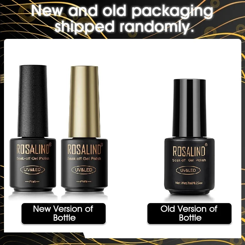 ROSALIND Gel Nail Polish Lamp All For Nails Art Manicure With Matt Base Top Coat Semi Permanant Gellak Nail Gel Polish Varnishes