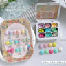 9 Grids Nail Powder Color Texture Three-Dimensional Styling Adhesive 9 Colors Nail Fairy Powder Set gel Polish Nail Art DIY