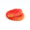 Snake Sculpture Articulated Snake Decor Articulated Animals Figurine with Movable Joints 3D Printed Model Home Desktop Ornament