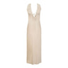 Y2K Chic Women Lace Trim Long Dress 90s Vintage Sexy V Neck Tie Up Backless Bodycon Elegant Lady Club Party Night Cocktail Dress
