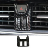 For Ford Focus MK4 2019 2020 Carbon Fiber Look Interior window swtich gear Steering Wheel Headlamp air Switche Button Cover Trim - Lootquake