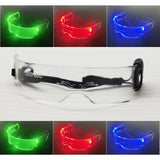 Labubu LED Punk Glasses Labubu Doll 3-color Luminous Glasses Cool Night Light Future Technology Glasses Mini Edition