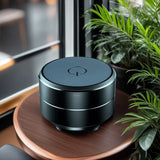 Enceinte Bluetooth sans fil, double TWS, vibration, son stéréo, mini enceinte à conduction osseuse, avec radio FM, livraison directe