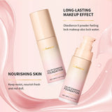 Base de maquillaje Lakerain que cambia de color CC Cream, base de maquillaje facial resistente al agua, base líquida, corrector impecable de larga duración.
