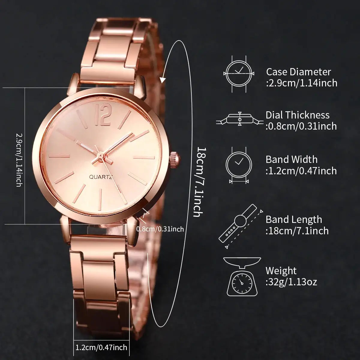Fashion Women Watches Simple Steel Band Ladies Analog Quartz Watch Reloj Mujer Girls Clock Gift - Lootquake