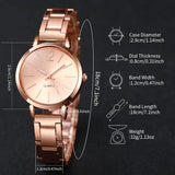Fashion Women Watches Simple Steel Band Ladies Analog Quartz Watch Reloj Mujer Girls Clock Gift - Lootquake