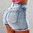 High Waist Hot Pants Women's Jeans Available in Multiple Colors Women's Denim Stretch Shorts Stretch Tassel Distressed - Lootquake