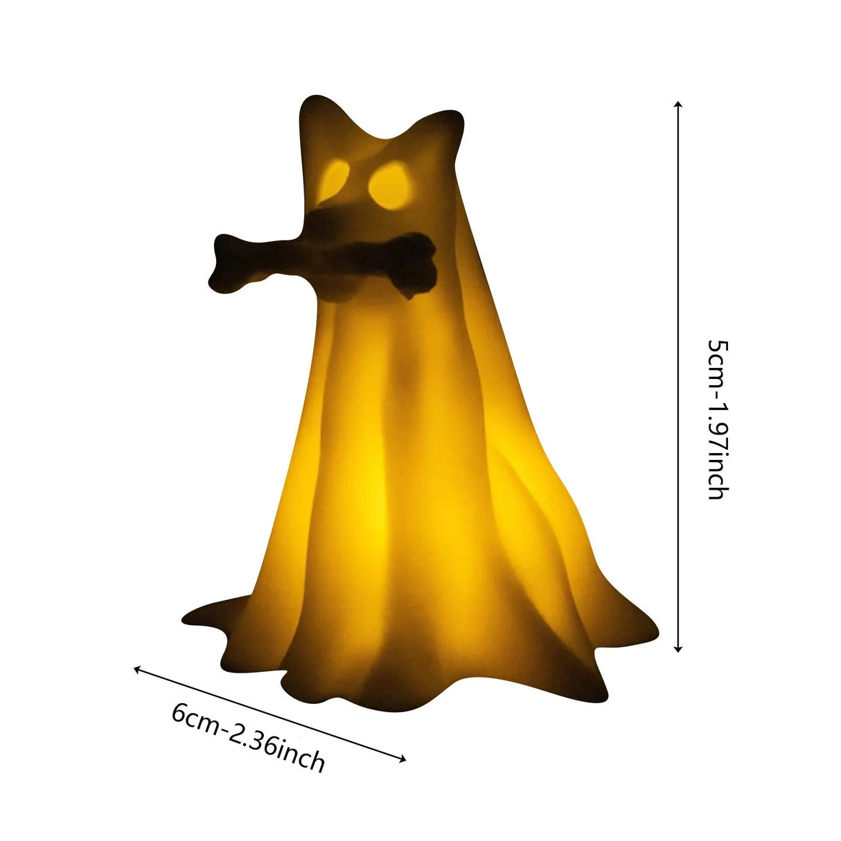 Halloween Night Light Home Decoration Creative Resin Crafts Cute Dog Model New Exquisite Home Decor 2025 Halloween Gifts