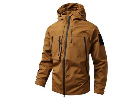 Autumn Men's Mountain Ski Jackets Outdoor Windbreaker Hiking Hooded Coats for Men Climbing Waterproof Jackets Raincoat Clothing - Lootquake