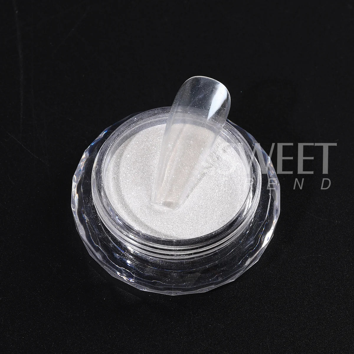 Water Glossy White Nail Chrome Powder Elegant Moonlight Fine Rubbing Dust DIY Charm Gentle Style Wedding Decor Manicure Pigment