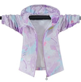 Girls Korean Polar Fleece Outdoor Jacket 4-12 Yrs Children's Autumn Winter Thickened Hooded Windbreaker Kids Girl's Fashion Coat - Lootquake