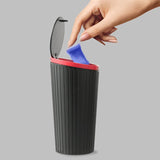 Car Trash Bin Can Mini Auto Dust Organizer Car Interior Rubbish Bag Garbage Container Storage Box Bucket Auto Accessories