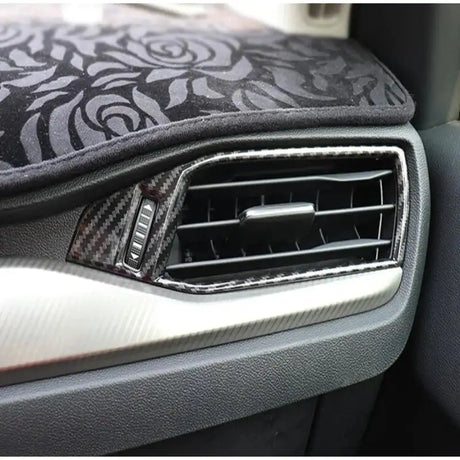 For Ford Focus MK4 2019 2020 Carbon Fiber Look Interior window swtich gear Steering Wheel Headlamp air Switche Button Cover Trim - Lootquake