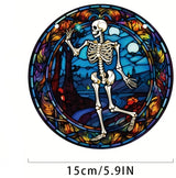 Halloween Acrylic Decoration, Day of The Dead Hanging Ornaments, Scary Skeletons, Halloween Ghost Day Party, Home Decoration