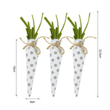 3/1pcs Nov Woven Easter Carrots Ornaments Hanging Pendant for Easter Home Decorations Supplies 2023 Kids Easter Favors Gifts Toy - Lootquake