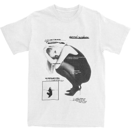 Mens T Shirt Ariana Grandes Eternal Sunshine Tracklist Album T-Shirts 2024 Music Tour Tee Shirt Casual Cotton Clothing Plus Size - Lootquake
