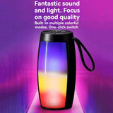 Enceinte Bluetooth portable sans fil 1500 mAh, éclairage LED RGB, caisson de basses extérieur, haut-parleur stéréo, volume élevé, pour la maison