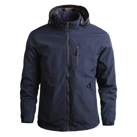 Men's Jackets Waterproof Function Hooded Jacket Windbreaker Outdoor Camping Sports Elastic Coat Male Clothing Thin Overcoat - Lootquake