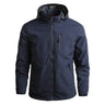 Men's Jackets Waterproof Function Hooded Jacket Windbreaker Outdoor Camping Sports Elastic Coat Male Clothing Thin Overcoat - Lootquake