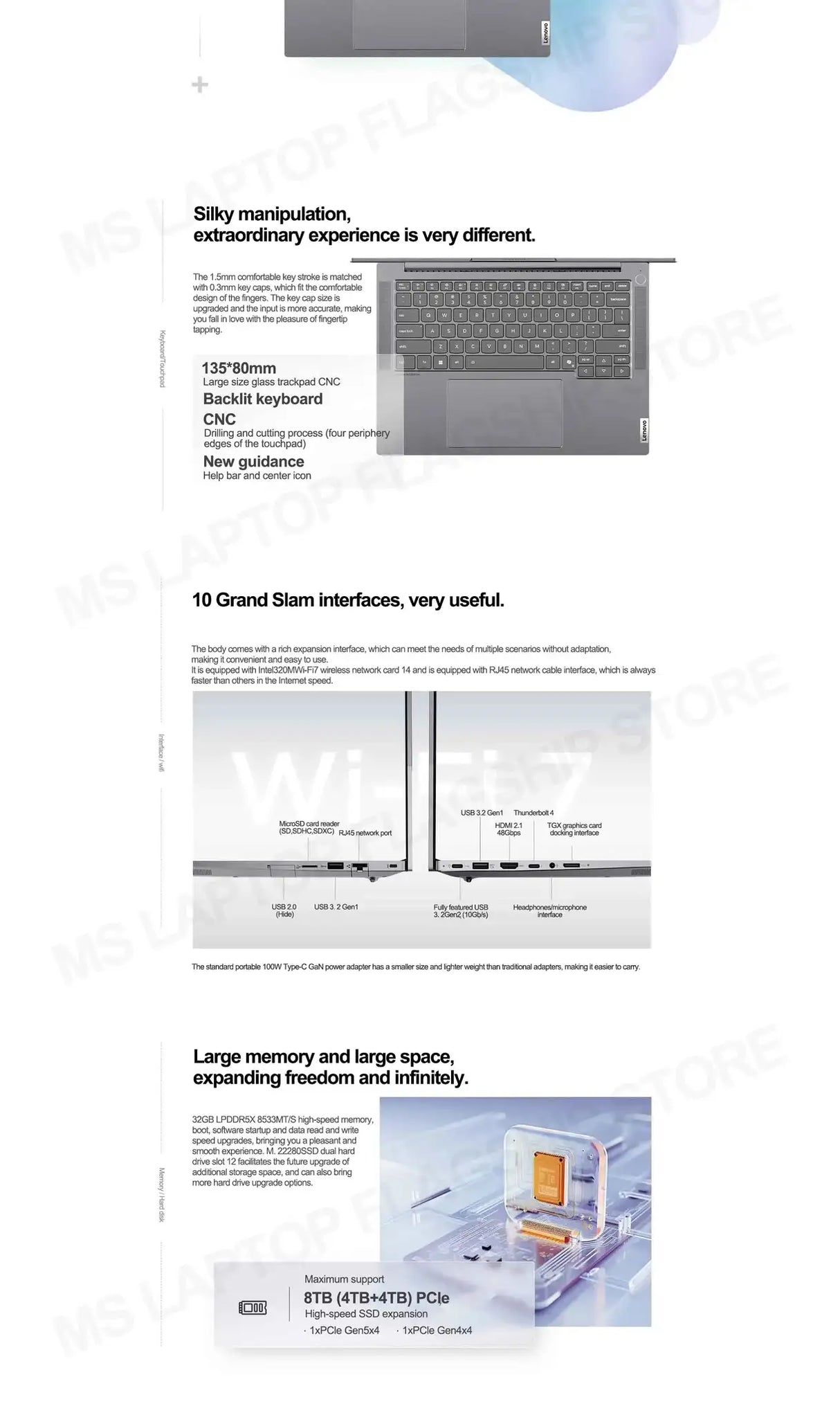 【2025 New】Lenovo ThinkBook 14+ U5-225H/U7-255H/U9-285H Arc 130T/140T 14.5inch 3K 120Hz Matte Screen - Lootquake