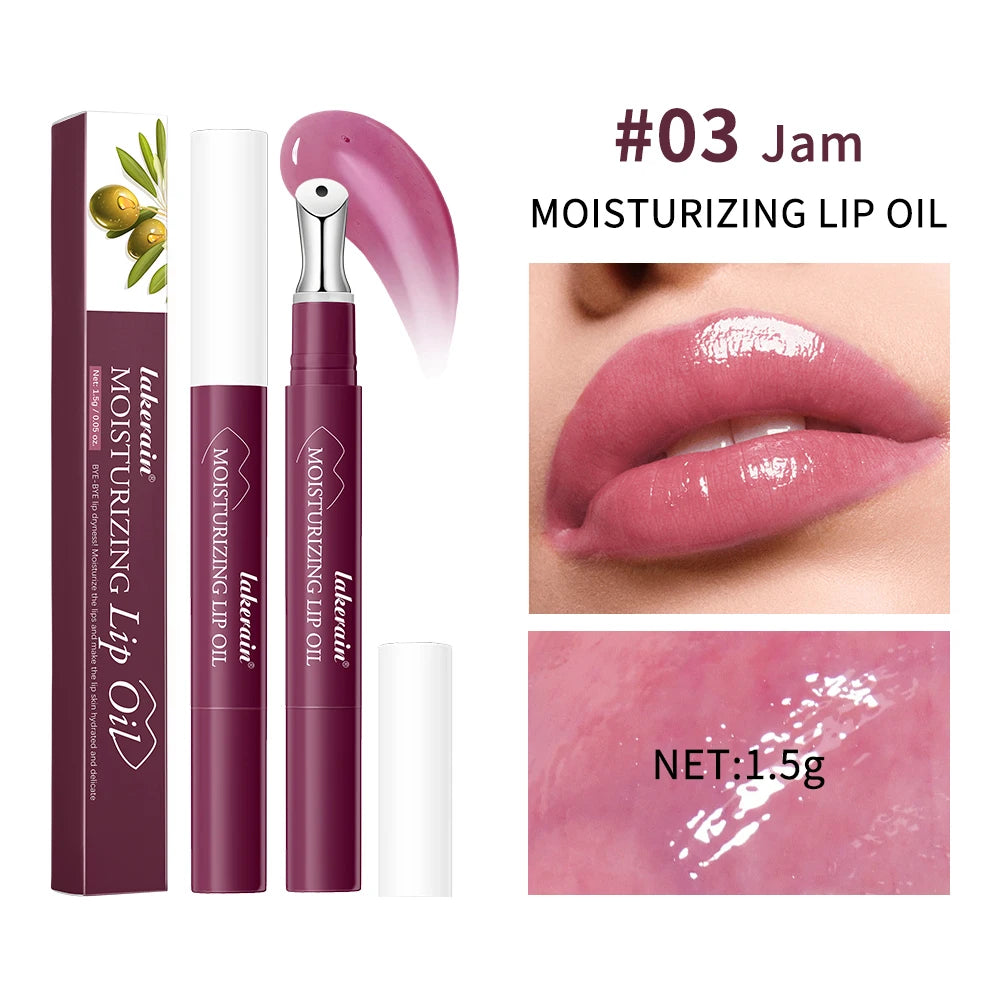 Gloss à lèvres Longue tenue Maquillage Gloss transparent Soin des lèvres Cosmétiques Huile teintée Repulpant Soin hydratant