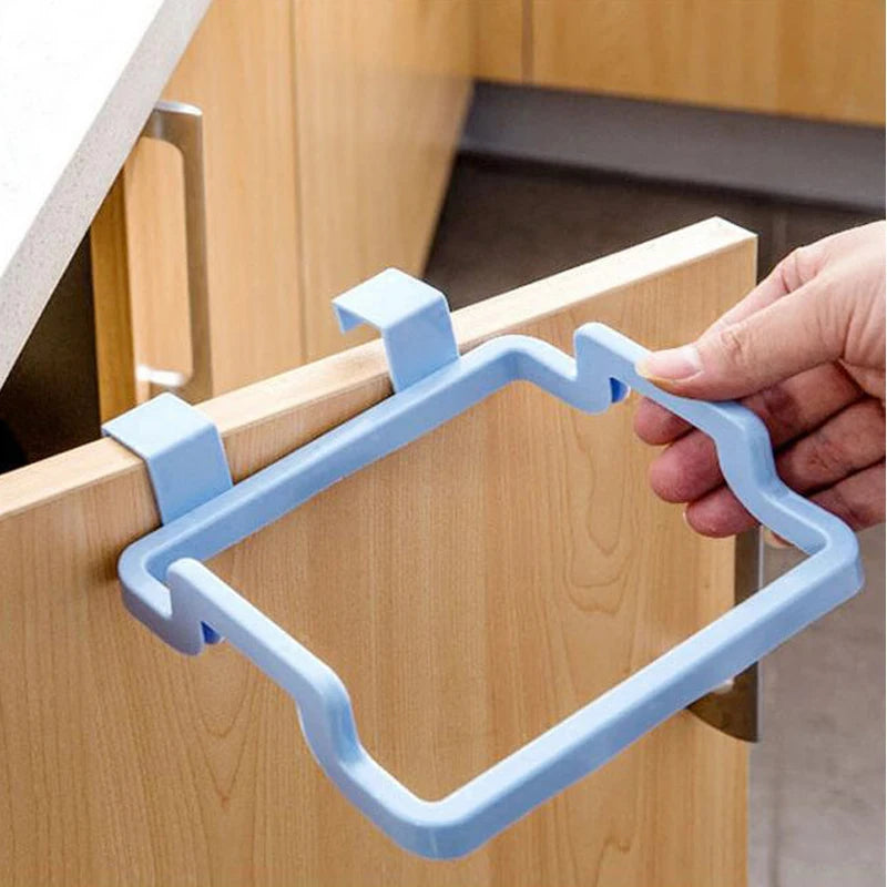 Garbage Rack, Trash Bag Holder, Storage Cupboard, Hanger for Rag, Kitchen Accessories, Trash Can Bin