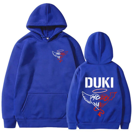 Rapper Duki Modo Dlablo Band Merch Hoodies Mens Women Clothing Fashion Hip Hop Oversized Sweatshirts Vintage Hip Hop Pullovers - Lootquake
