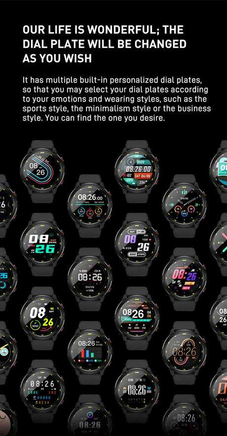 Outdoor Compass GPS Positioning Smartwatch Sports Health Fitness Detection IP68 Waterproof Multi-sport Music Control Smart Watch - Lootquake
