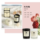 1 vela de aromaterapia con aroma a planta europea moderna para sala de estar, dormitorio, purificación del aire, fragancia duradera, decoración de vasos.