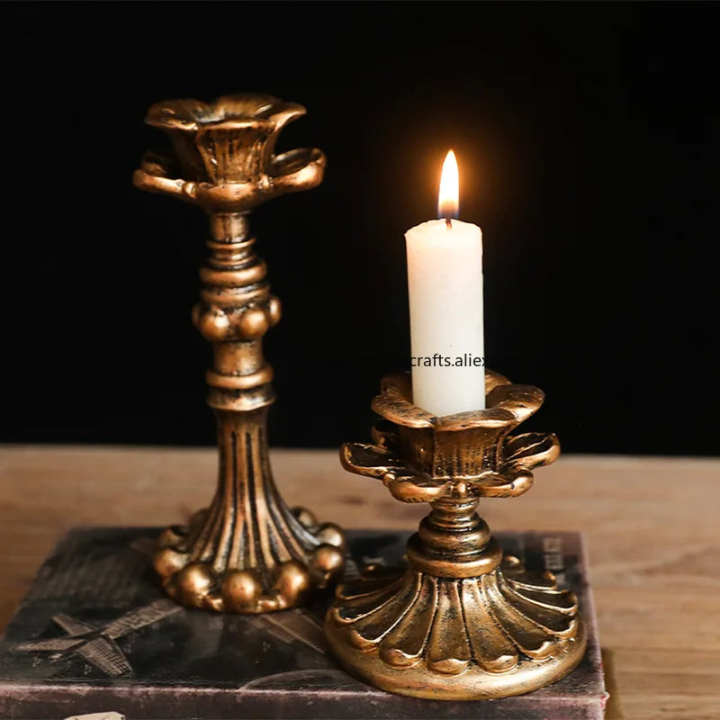 French Classical Aromatherapy Candlestick Decorative Items Shop And Bar Table Decorations European Retro And Nostalgic Props
