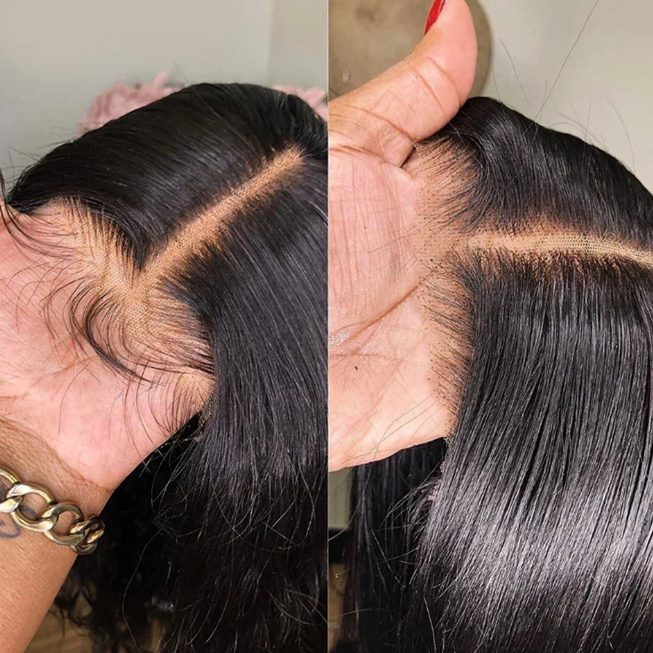 12A Bone Straight Bob Wig | Ready to Go | Glueless | Lace Frontal & Closure Options | Brazilian Remy Human Hair