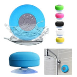 Altavoz Bluetooth inalámbrico resistente al agua con ventosa para coche y ducha.