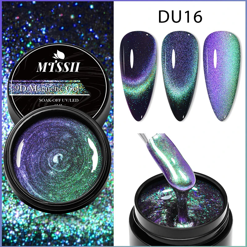 8ml Super Shine Silver Metal Painting Gel Nail Polish High-density Mirror Effect Semi Permanant Nail Art Manicure Varnish