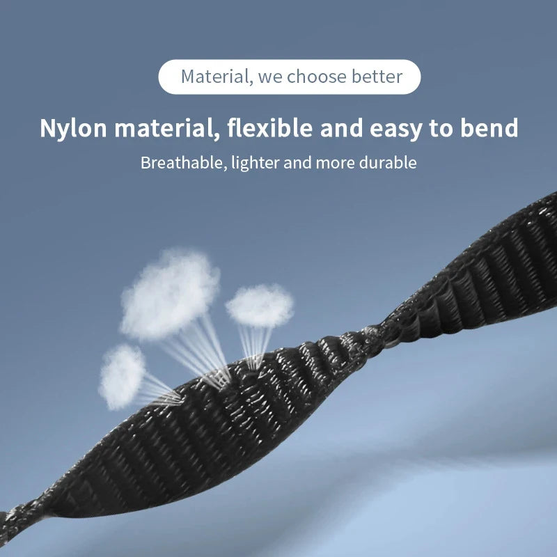 Nylon Loop for xiaomi Mi Band 9 8 Strap NFC SmartWatch Wristband Correa Replacement sport pulsera for Miband 7 6 5 4 3 Bracelet