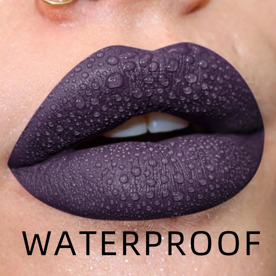 Luxurious Lip Glaze - Dewy Long-Lasting Wear, Waterproof & Moisturizing, High Pigment Lip Tint Oil, Essential Beauty Makeup for