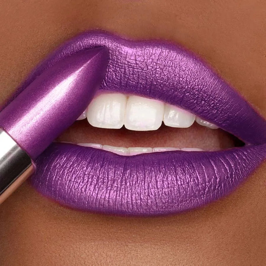 Diamond Shimmer Diamond Shimmer Purple Glitter Lip Tint Long Lasting Waterproof Lip oil for Women Girls Lips Make Up Cosmetics