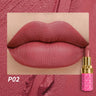 Matte Lipstick, 18-Color, Long-Lasting, Non-Stick Cup, Fade-Resistant, Velvety Texture, Luxurious Hydrating Lip Makeup For All-D