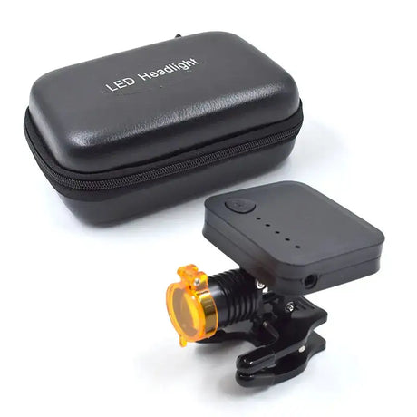 Wireless Dental Headlight Clip-on Headlamp With Optical Filter for Dental Lab Surgical Medical ENT Integrated Headlamp - Lootquake