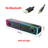 Altavoz Bluetooth 4D Surround Sound Bar Altavoces de computadora con cable Subwoofer estéreo Barra de sonido para computadora portátil PC Cine TV Aux 3.5mm