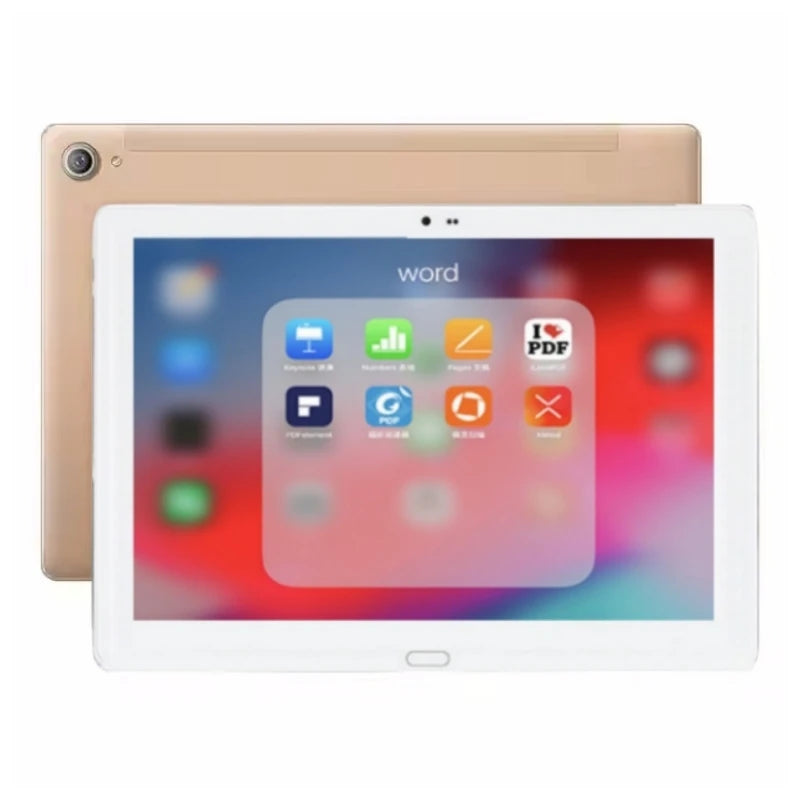 Tablette Android 8.0 M106 de 10,6 pouces, 4G, 2 Go de RAM, 32 Go de ROM, processeur MTK9797 Quad Core, double caméra, résolution 1920 x 1200 IPS, grande promotion 2024