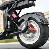 Trottinette électrique Citycoco, moteur puissant de 4 000 W, vitesse maximale de 60 à 70 km/h, batterie de 60 V 25 Ah, autonomie de 40 à 60 km, charge maximale de 250 kg.