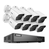 ANNK H.265+ 5MP Lite Ultra HD 8CH DVR Système de sécurité CCTV 8PCS Kit de surveillance vidéo extérieure 5MP EXIR Vision nocturne