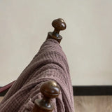 Maillard Cotton Blankets Four Layers Of Gauze Sofa Cover Blanket With Tassel AB Side Office Nap Decorative Bed Muslin Blanket