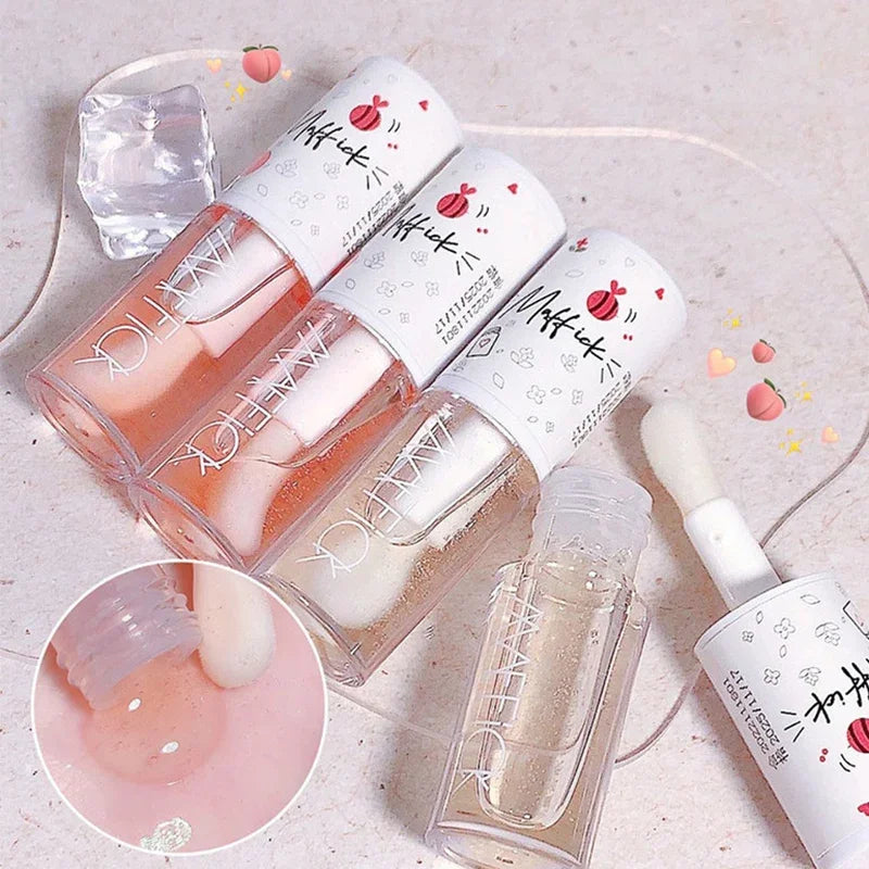 Moisturizing Balm Lip Gloss Labial Lips Moisturizer Jelly Lipstick Bright Oil Big Lip Brush Make Up Korean Beauty Cosmetics